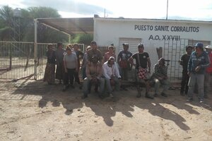 Criollos e indígenas tomaron el centro sanitario