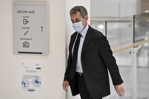 Sarkozy se presentó al juicio por corrupción (Fuente: AFP)