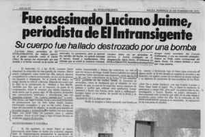 Héctor Luciano Jaime: el periodista que contaba 