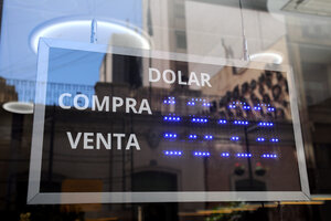 La paridad cambiaria es una de las principales variables de la economía argentina. (Fuente: Guadalupe Lombardo)