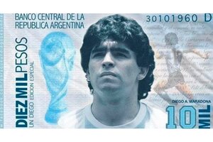 Lanzan una campaña para que se emita un billete de $10.000 en homenaje a Maradona