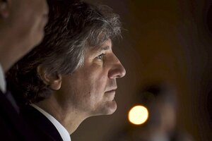 Abrazo solidario a Amado Boudou en Tribunales