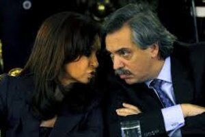 La despedida de Alberto Fernández y Cristina Kirchner a Tabaré Vázquez (Fuente: NA)