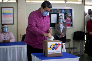 Venezuela votó sin incidentes y con disputa sobre la participación (Fuente: EFE)