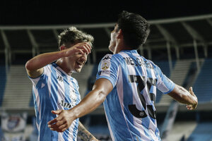 Copa Libertadores: Racing se quedó con el primer chico ante Boca (Fuente: AFP)