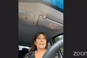 Patricia Bullrich, imprudente al volante: hizo un zoom mientras manejaba