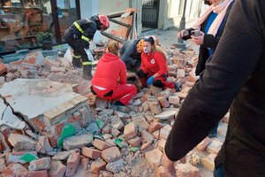 Un terremoto en Croacia provocó el derrumbe de edificios y escenas de pánico