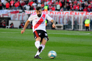 Pratto se fue por la puerta de atrás (Fuente: Alejandro Leiva)