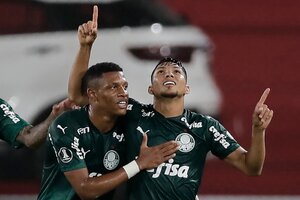 River fue goleado por Palmeiras y complica su futuro en la Copa (Fuente: AFP)