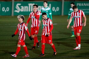 Atlético de Madrid fue eliminado de la Copa del Rey por un equipo de tercera división (Fuente: EFE)