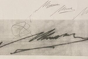 Las firmas de Diego Maradona encontradas en la casa del doctor Leopoldo Luque 