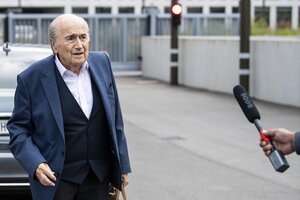 Blatter sigue internado con pronóstico reservado (Fuente: EFE)