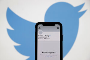 Twitter canceló la cuenta de Donald Trump (Fuente: AFP)
