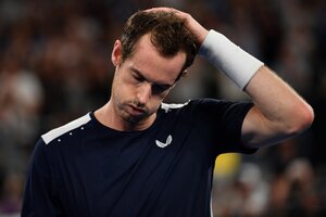 Andy Murray tiene coronavirus y podría quedar fuera del Abierto de Australia