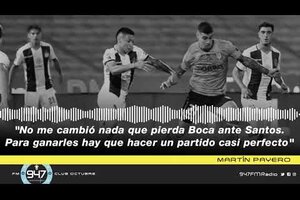 Martín Payero: "Sabemos que contra Boca hay que hacer un partido perfecto"