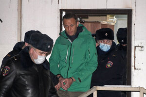 La justicia rusa ordenó encarcelar por 30 días a Alexéi Navalni