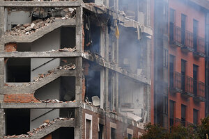 Los videos de la explosión en Madrid  (Fuente: AFP)