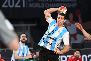 Los Gladiadores y una prueba de fuego en el Mundial de handball (Fuente: AFP)