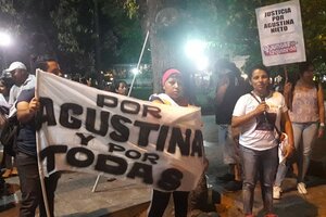 Detuvieron a otro hombre por el femicidio de Agustina Nieto