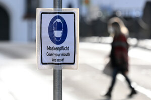 Alemania prohíbe los barbijos de tela en espacios públicos (Fuente: AFP)