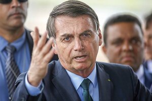 Jair Bolsonaro: "El pueblo brasileño es fuerte" (Fuente: AFP)