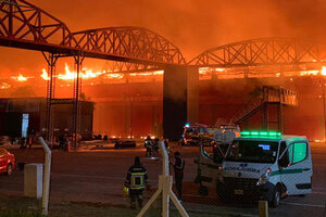 Impactante incendio en el autódromo de Las Termas de Río Hondo (Fuente: @Campeonesnet)