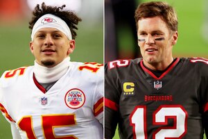 Super Bowl: Brady-Mahomes, el imperdible duelo entre la leyenda y la estrella