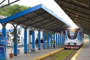 Se hará hoy el primer viaje de prueba del tren urbano a Campo Quijano