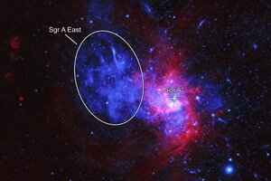 Estudian restos de una rara explosión descubiertos en el centro de la Vía Láctea 