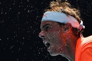 Nadal venció a Fognini y se acerca al récord en Australia (Fuente: AFP)