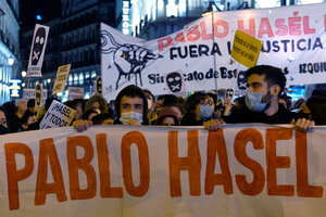 Los tuits por los que fue encarcelado el rapero Pablo Hasel (Fuente: AFP)