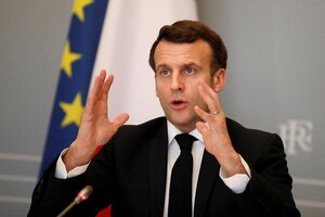 Emmanuel Macron pidió que Europa y Estados Unidos faciliten el 5% de sus vacunas a países en desarrollo