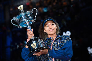 La tenista japonesa Naomi Osaka ganó el primer Grand Slam del año (Fuente: AFP)