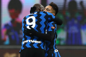 Italia: Doblete de Lautaro en la victoria de Inter sobre Milan (Fuente: Twitter)