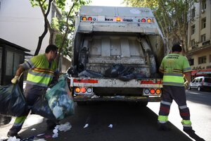 Paro de los recolectores de residuos en la Ciudad de Buenos Aires (Fuente: NA)