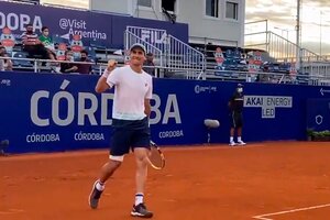 Córdoba Open de tenis: Facundo Bagnis fue contundente ante Kicker (Fuente: Twitter)