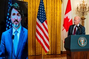 Biden y Trudeau forman un frente común contra la crisis climática (Fuente: EFE)