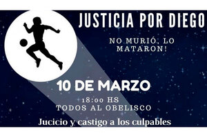 Fanáticos convocan a una marcha para pedir "justicia" por Maradona  