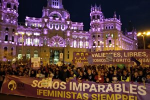 Madrid prohibió las marchas por el Día de la Mujer 