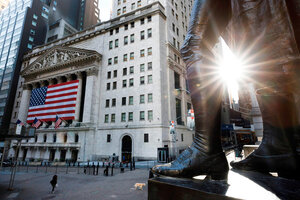 Se encendió la luz amarilla en Wall Street (Fuente: AFP)