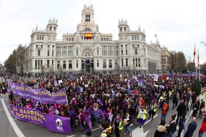 España: la Justicia prohibió las manifestaciones por el 8M en Madrid (Fuente: EFE)
