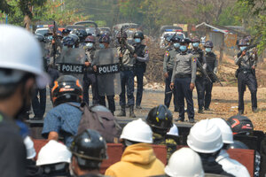 Los golpistas abrieron fuego y mataron a tres en Myanmar (Fuente: AFP)