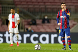 El Barcelona de Messi va a París en busca de una remontada épica (Fuente: EFE)