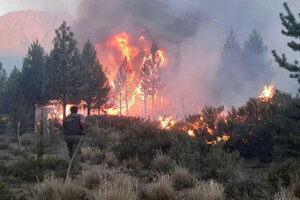 Las impactantes fotos de los incendios en El Bolsón