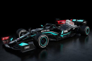 El equipo Mercedes de Fórmula 1 presentó su nuevo auto para el 2021  (Fuente: Prensa Petronas)