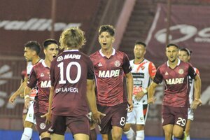 Copa Liga Profesional: Lanús goleó 4 a 2 a Patronato de Paraná (Fuente: Prensa LPF)