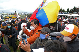 Arauz aventaja a Lasso de cara al ballottage en Ecuador (Fuente: AFP)