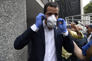 Juan Guaidó tiene coronavirus  (Fuente: AFP)