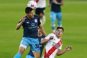 River y Racing igualaron sin goles en el estadio Monumental (Fuente: Fotobaires)