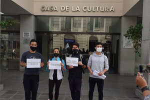 Protesta por el despido de 8 trabajadores del Ballet de Salta